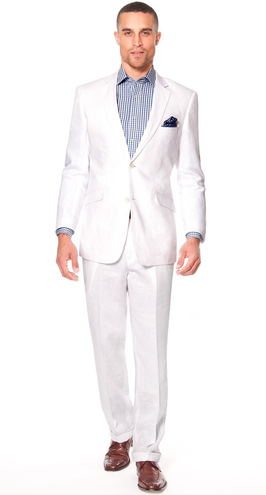 Saville Row White Tuxedo - Slim Fit